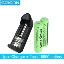 

2Pcs 18650 3.7V 2800mAh Battery batteries lithium Li Ion Rechargeable Flashlight+18650 16340 14500 AA AAA universal charger