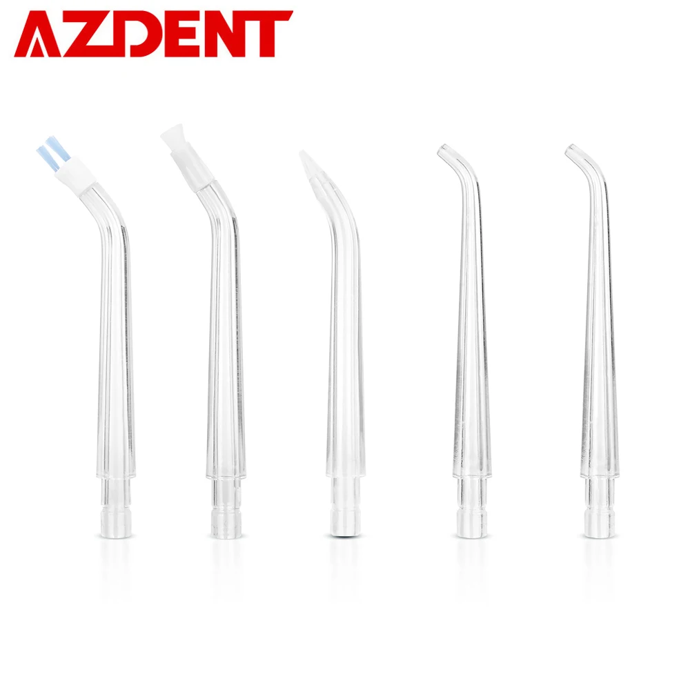 5 Сменные сопла для AZDENT AZ-008 Pro ирригатор для полости рта водный стоматологический Flosser USB Перезаряжаемый водонепроницаемый 210 мл 5 наконечники распылителя