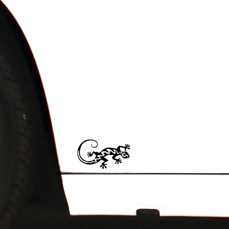 YJZT 11,4*6,4 см забавные Lguana ящерица рептилия Декор автомобиля моделирование наклейки аксессуары виниловые C12-1122