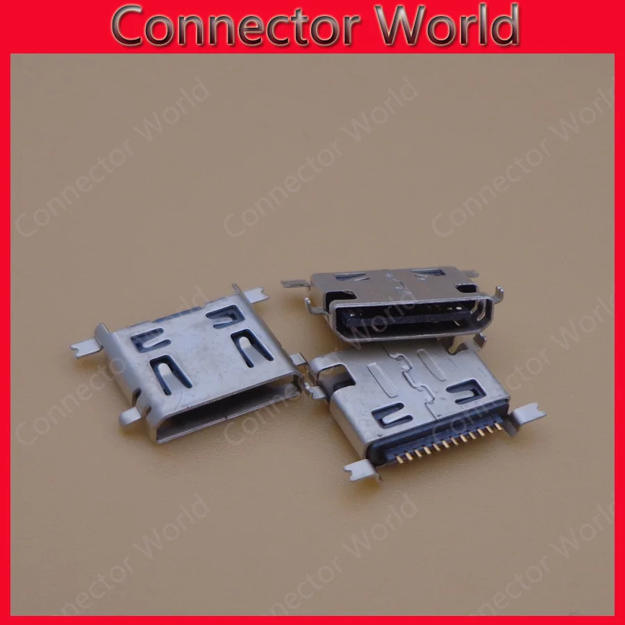 

10-100pcs/lot New Micro USD Charge Charging connector plug dock 12pin 12 pin socket charger port mini usb jack replacement