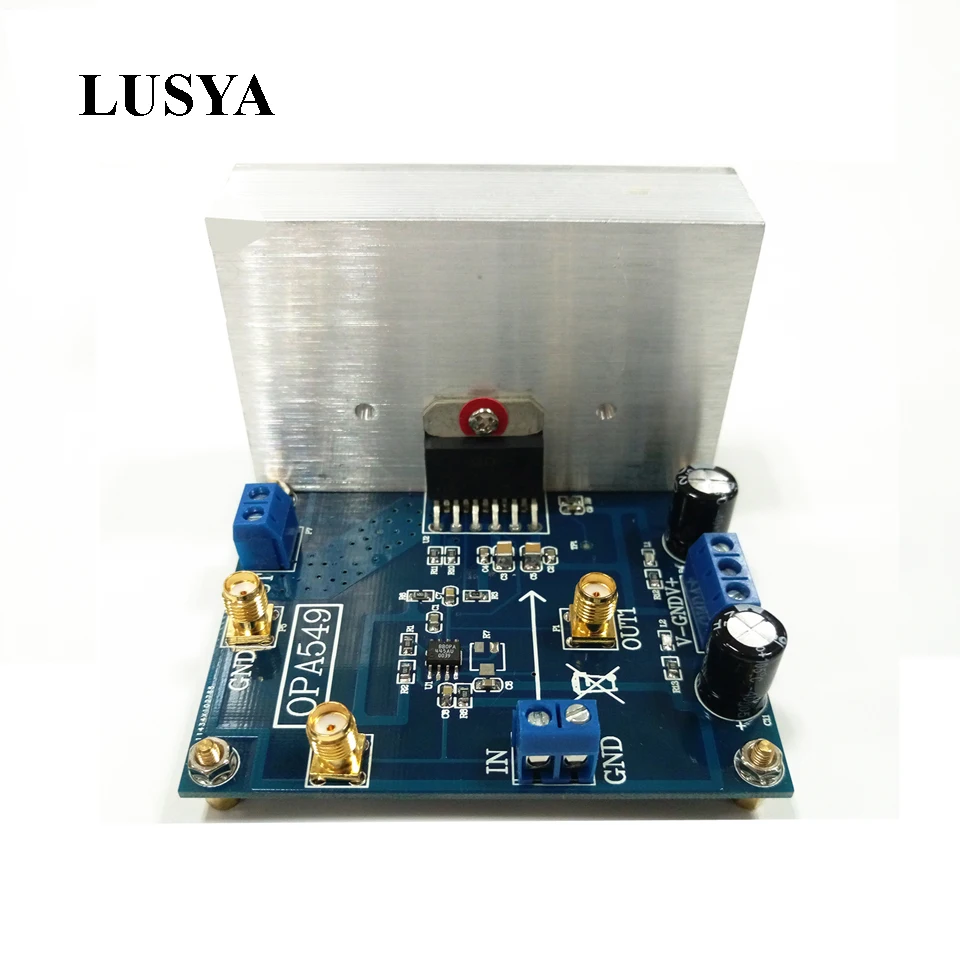 

Lusya OPA549 Module Audio Power Amplifier Board 100W High-voltage 8A High-current