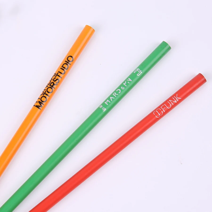 Доступна индивидуальная печать деревянные карандаши 10 шт./лот твердо-мягкие карандаши для детей на каждый день записи круглый карандаш школьные канцелярские принадлежности