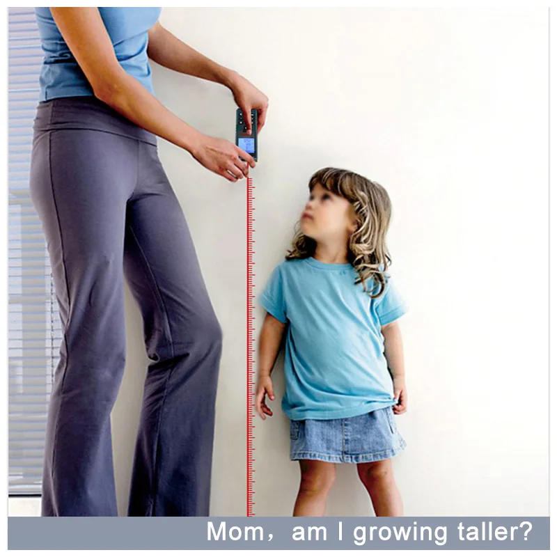 D3 Laser Range Finder DTAPE Distance Meter 40M/60M/80M/100M Tape Ruler Measure Laser Distance Volume Tool Auto Power Off