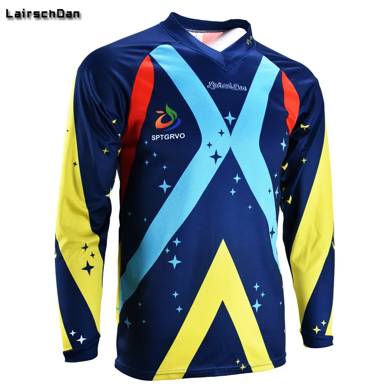 Cycling Jersey Men Motocross Men's Long Sleeve Enduro MTB Jersey