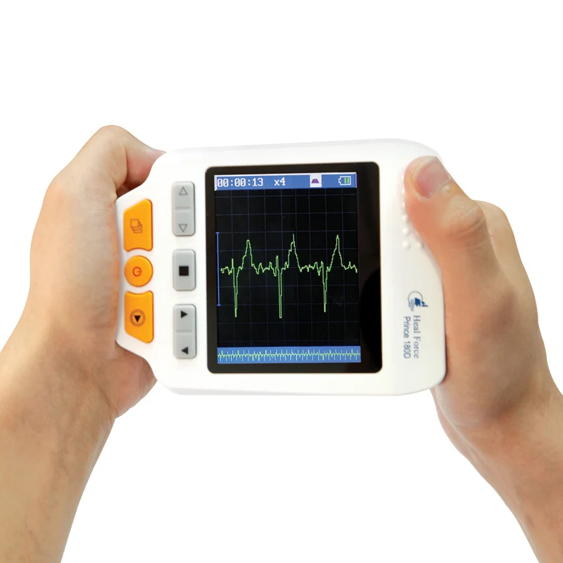 

Heal Force Prince 180D ECG Monitor Handheld LCD Heart Monitor ECG Monitoring Machine Electrocardiogram