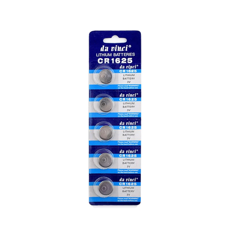 

5pcs 1 card Cr1625 Lm1625 Kcr1625 Br1625 Ecr1625 Watch Button Coin Cells Lithium Li-ion Battery Replacement High Energy