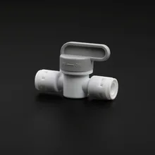 Тонкий очиститель воды 1/"-1/4" OD труба PE трубы Бусы из мексиканского лунного камня клапан разъем аквариума RO фильтр воды обратного осмоса системы