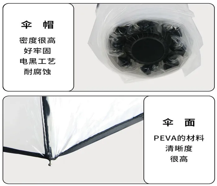 Прозрачный зонт популярная новейшая скидка 70% зонты от солнца с несколькими цветами Прозрачного Зонта
