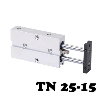 

TN25-15 Factory direct sale high quality double shaft cylinder double rod cylinder TN, TDA pneumatic elementpneumatic cylinder.