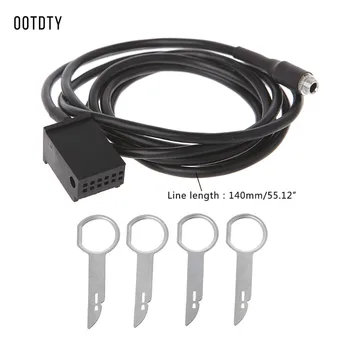 

High Quality 1 Pc 6000 CD MP3 Input Auto Car Aux Cable Adapter for Ford Focus Mondeo High Quality Car Accessories