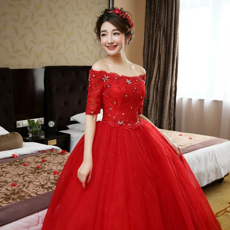 Photo for red wedding dress korean