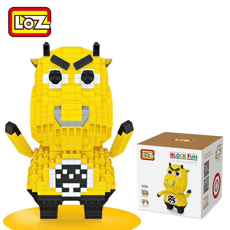 LOZ Diamant блоков Petit bovins Лапин voleur Modele DIY блок Enfants assemblee батиман Жуэ Кадо 9780 | Игрушки и