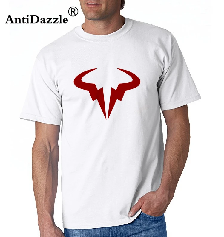 

Antidazzle good 2017 new man Spain Player Rafael Nadal Bull Logo Print T-shirt VamosRafa Symbol Mens T Shirt Tee Top