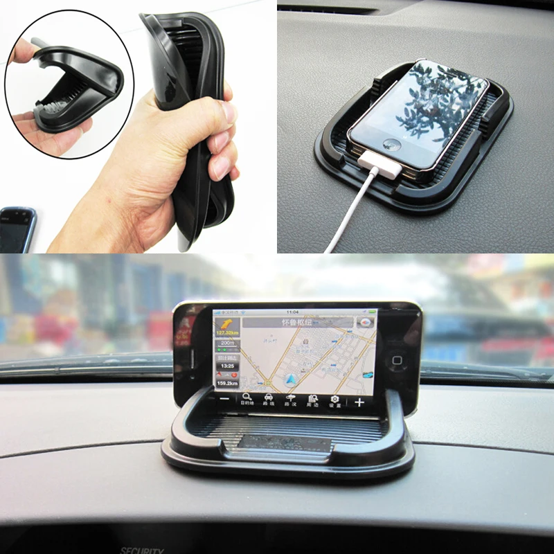 Pas cher prix de bonne qualité De Voiture non slip Mat Accessoires Tapis Anti dérapant Collant Tapis Multifonctionnel téléphone mobile titulaire Anti slip