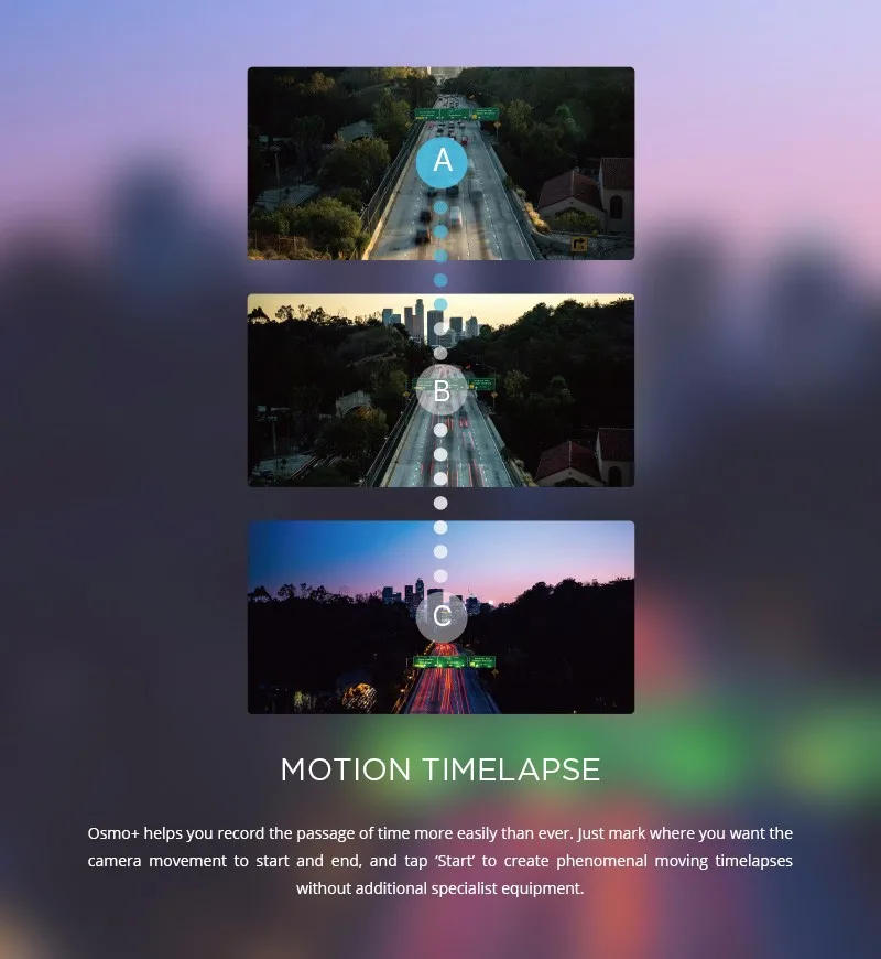 DJI OSMO+ Handheld Gimbal Camera 3 Axis Stabilizer 4K Video 12 Million Pixel Shooting Outdoors Enthusiasts Phantom