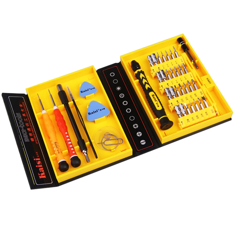 

Kaisi multipurpose 38 in 1 Precision Screwdrivers Kit Opening Repair Phone Tools Set for