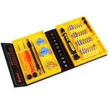 Kaisi multiuso 38 en 1 Destornilladores de Precisión del Kit de Reparación de Apertura Phone Tools Set para