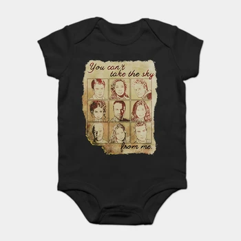 

Baby Onesie Baby Bodysuits kid t shirt Funny novelty Firefly Burned Poster Premium Canvas Brand Slim Fit