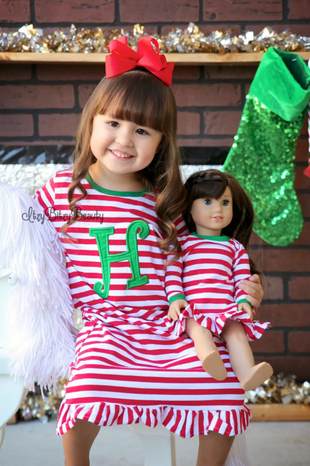 doll and me christmas dress