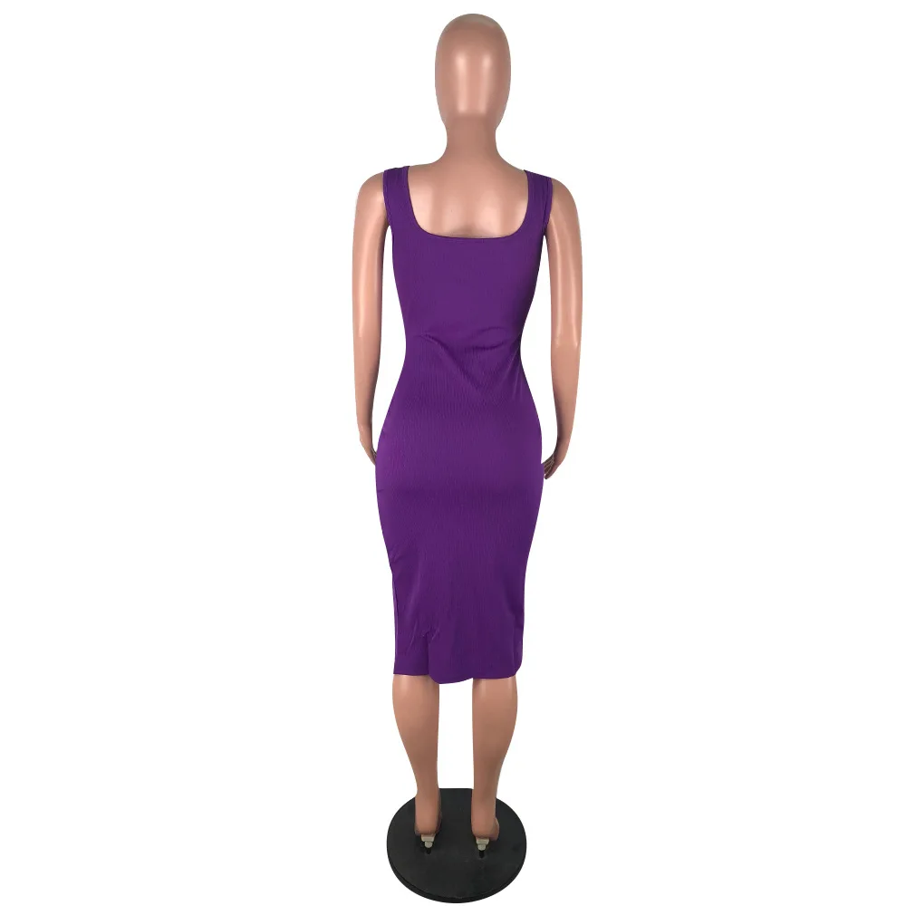 Новинка, женское облегающее платье миди с бретельками, без рукавов, длиной до колена, для офиса, для девушек, сексуальные платья для вечеринок, vestido LM9065