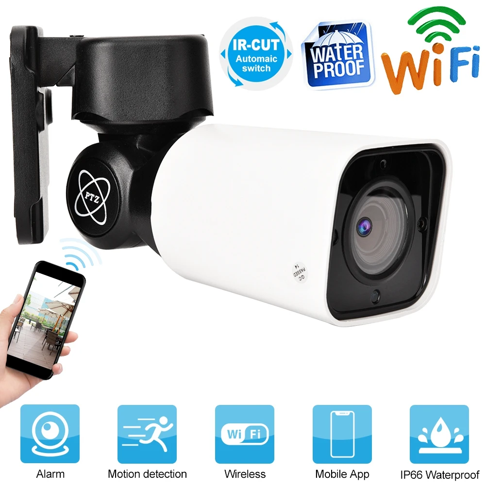Горячая IP Камера 4x увеличительная IP камера 1080 P Full HD Камера 50 м 2MP ик инфракрасные камеры Открытый camaras де seguridad