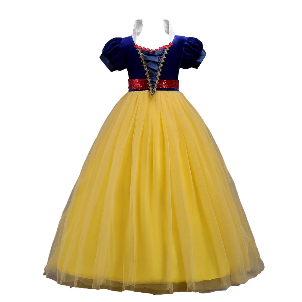 

Children Birthday Party Cosplay Costume Kids Pageant Ball Gown Baby Teenage Girls Dress Floor Length Prom Dresses 2018