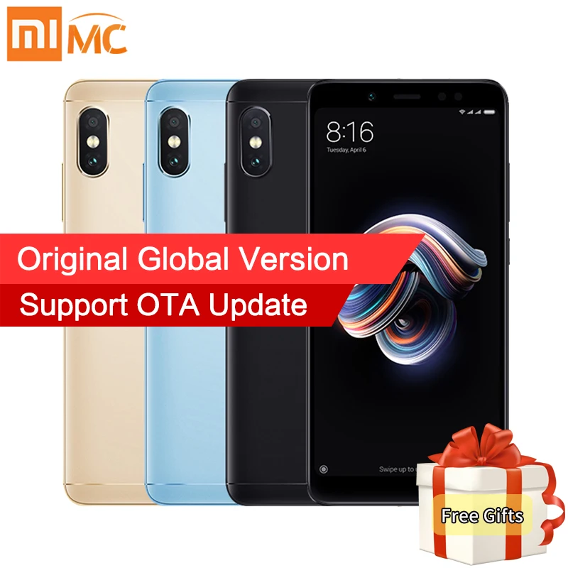original xiaomi mi tv box 3 smart 4k ultra hd 2g 8g android 8 0 globale versione xiaomi redmi nota 5 4 gb 64 gb 5 99 schermo intero miui 9 5