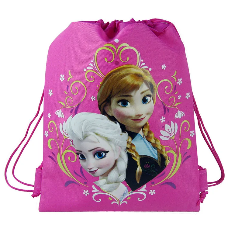 1 шт./лот Дисней замороженные MIinnie Микки Маус София украшение для торта на день рождения на тему "Лошадки карусели" Детская сумка на подарок обувь сумки школьный портативный рюкзак - Цвет: Frozen3