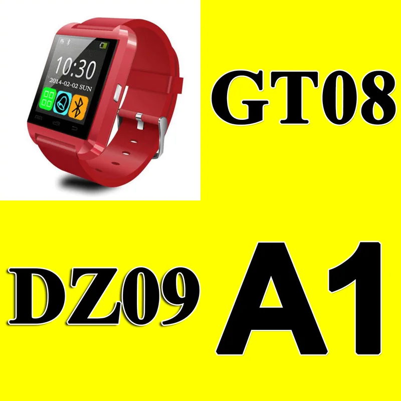 10 шт. DZ09 GT08 U8 smart watch телефон Коврики Bluetooth Смарт часы с шагомером камера MTK6260 с розничной коробкой, подарок на Рождество, DHL