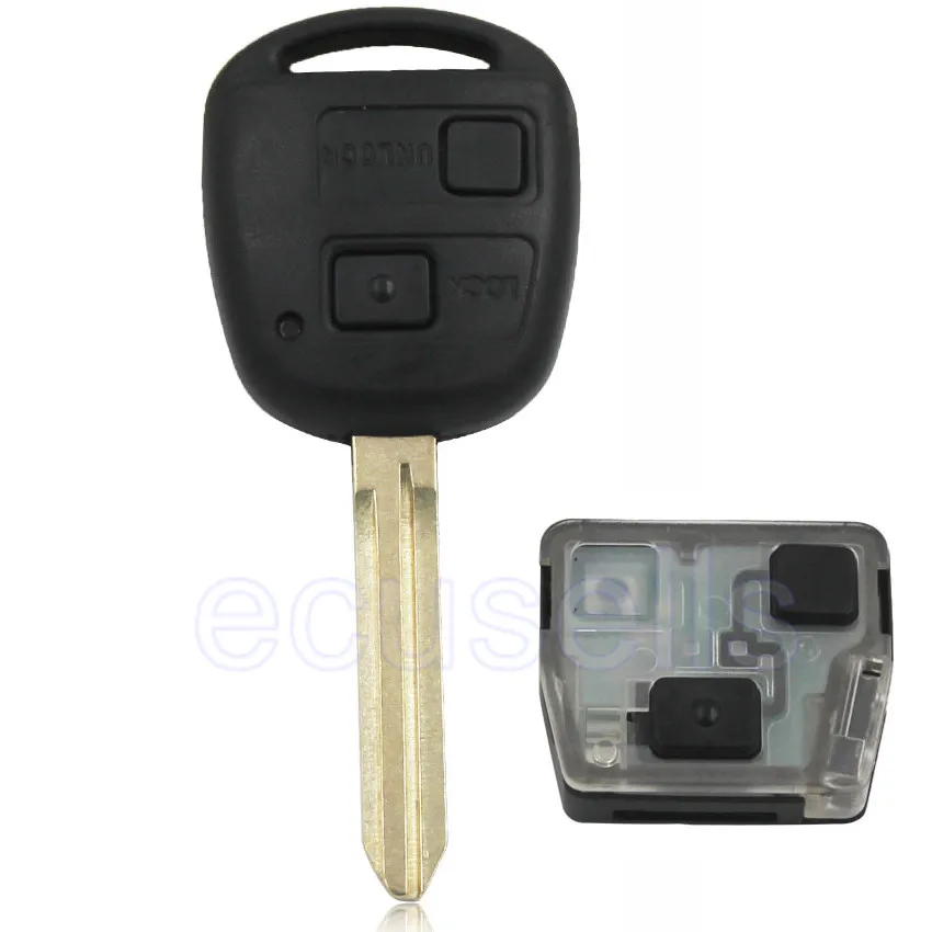 Prix pour 2 Boutons Clé À Distance Complet 433 MHz avec Puce 4D67 pour Toyota RAV4 Previa Land Cruiser Prix pour 2 Boutons Clé À Distance Complet 433 MHz avec Puce 4D67 pour Toyota RAV4 Previa Land Cruiser
