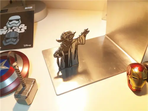 star wars yoda metal bookend