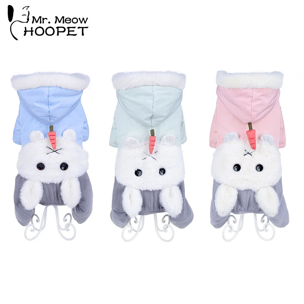 

Hoopet Dog Warm Clothes Cat Autumn/Winter Costume Pets Coat Small Dog Four Feet Clothes