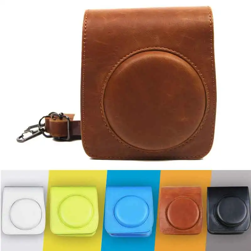 

Vintage PU Leather Camera Bag Case For Fujifilm Instax Mini70 Retro Case Protector Carrying Shoulder Pouch For Fuji Mini 70