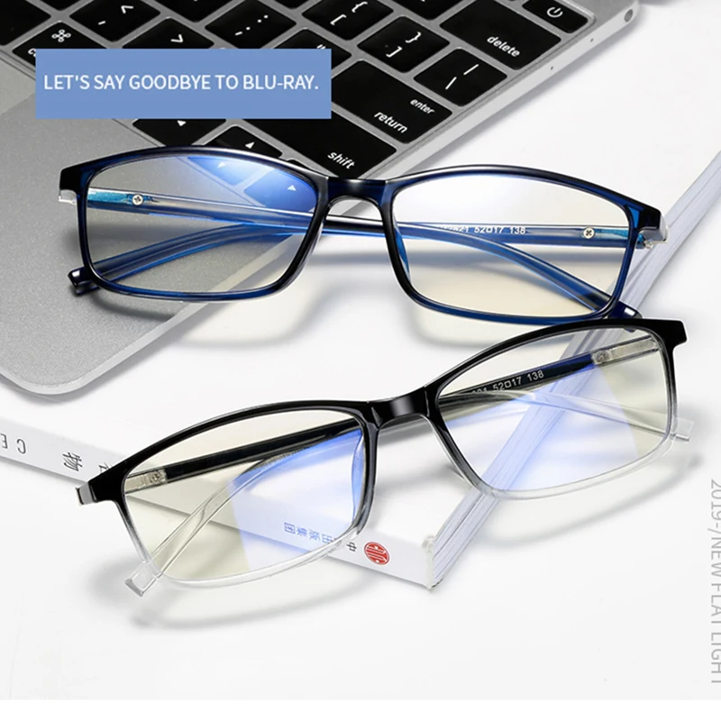 Синий светильник, фильтр для компьютера, очки TR90 для блокировки, УФ-защита глаз, фотохромные игровые очки для женщин и мужчин