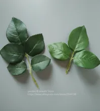 artificial leaves silk green leaf roses partner to make boutonnieres door wreaths wedding decoration
