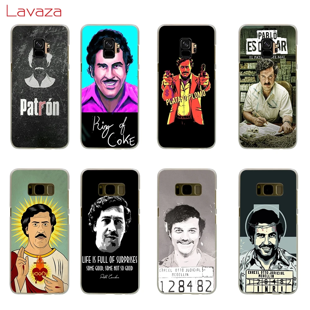 

Lavaza Pablo Escobar Supreme Sticker Hard Phone Case for Samsung Galaxy S8 S9 S10 Plus S10e Cover S6 S7 Edge Cases