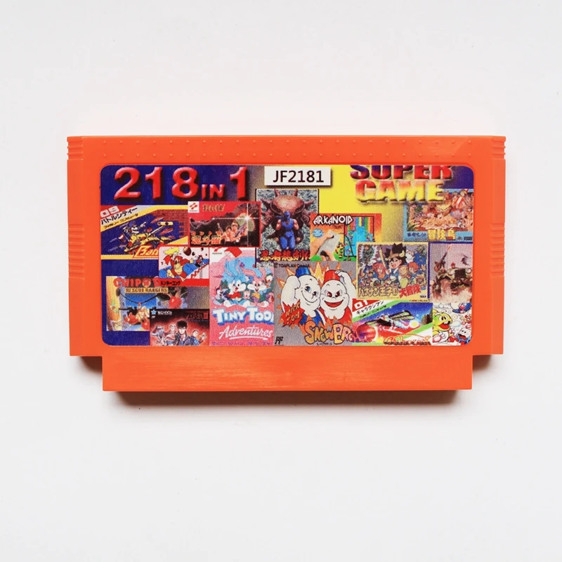 

New arrival 8bit game card multi game cartridge - 218 in 1