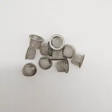 10PCS Quartz Crystal Smoking Pipes Wand Metal Filters Accessories