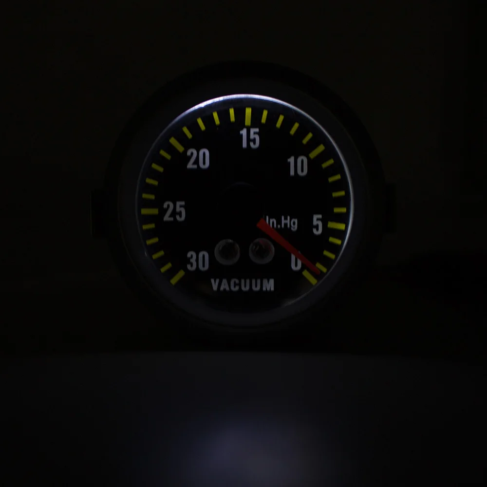 Вакуумный измеритель CNSPEED YC100033 Универсальный углеродного волокна 52 мм ЖК дисплей
