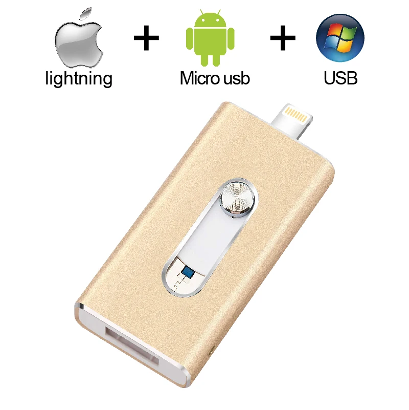 

Popular New iOS Usb Flash Drive For iPhone/iPad /Android Phone USB Stick For iPhone6 7 8 X XS XR Pendrive 64GB Disk On Key