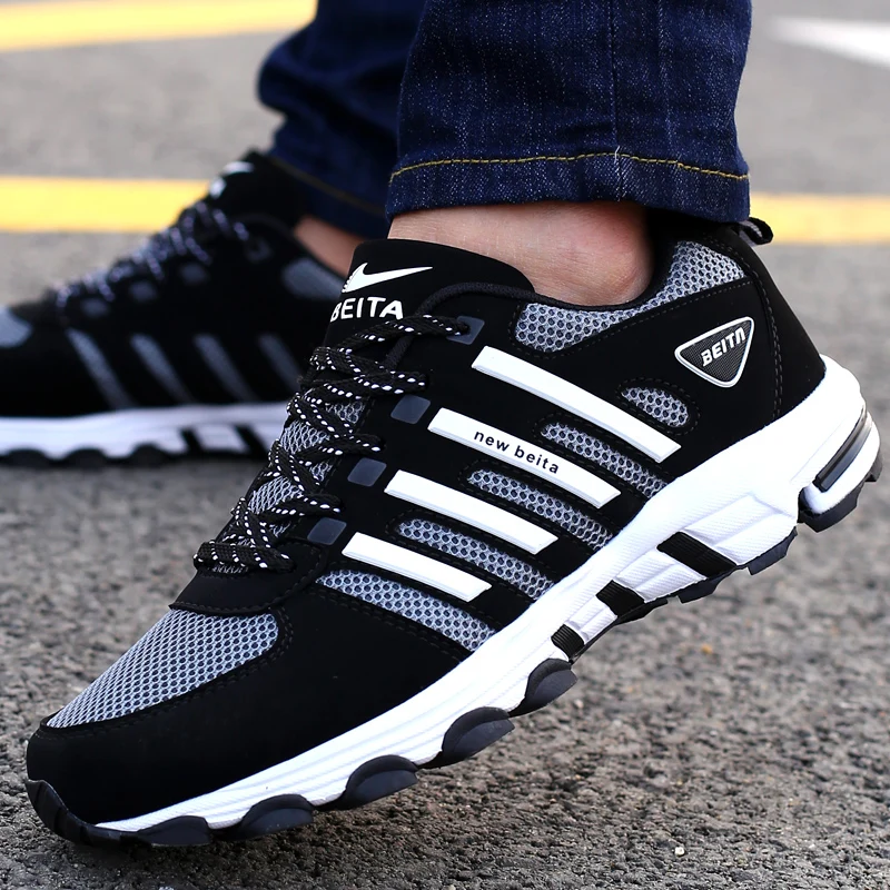 Beita Brand Men's Sneakers Brand Mesh Outdoor Athletic Shoe Light Shoe