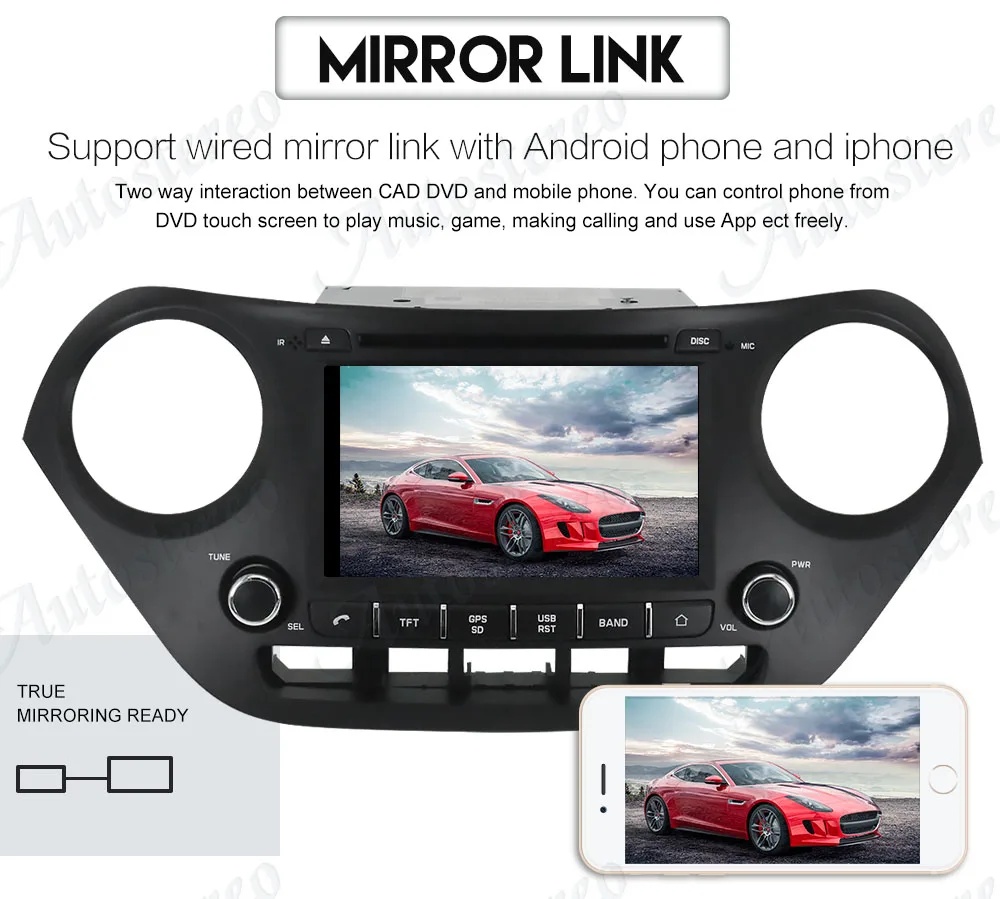 Excellent DSP newest Android 9.0 Car DVD Player for Hyundai I10 I-10 2013+ GPS navigation multimedia satnav stereo radio tape recorder Nav 21