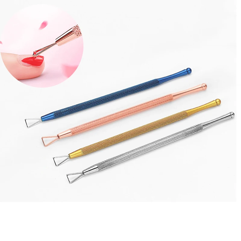 Triangles Nail Remover Blue Removing Gel Varnish Nail Art Rose Gold