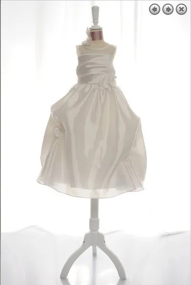 

free shipping flower girl dresses for weddings 2013 first communion christmas organza baby girls christening dresses white dress