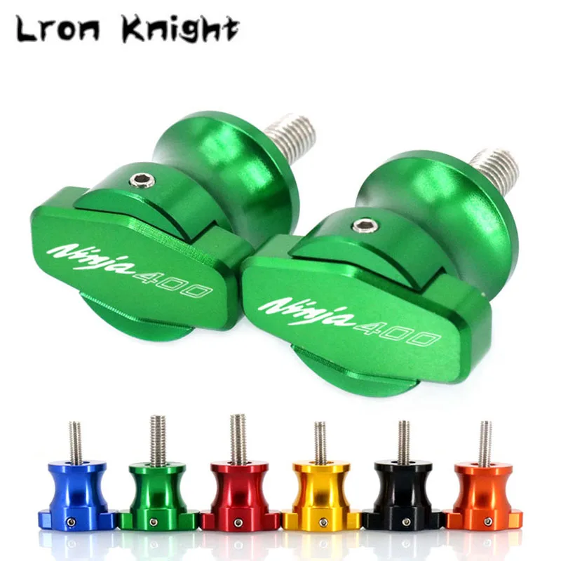 

For KAWASAKI NINJA400 NINJA 400 2018 Motorcycle CNC Aluminum Frame Stands 8MM Screws sliders Swingarm Spools Slider M8