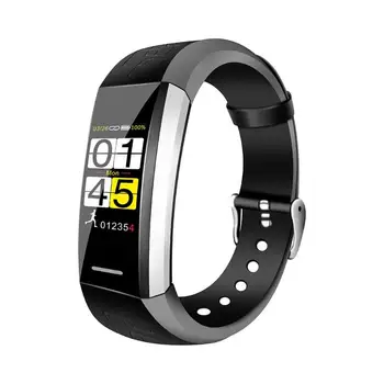 

ALLOYSEED V1 0.96" LCD Color Screen Bluetooth Sport Bracelet Blood Pressure Heart Rate Monitor IP67 Waterproof Fitness Wristband