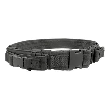 

Outdoor Tactical Duty Belt Combat Police SWAT M9 1911 2 Pistol Magazine Pouch YN01