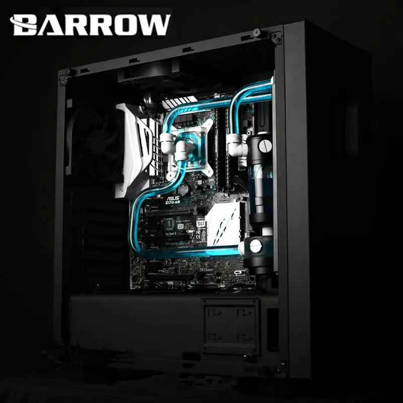 Бачок для воды Barrow YR01 NZXT S340 Elite 240 в холодной воде 130 мм совместимый с ЦП intel/amd |