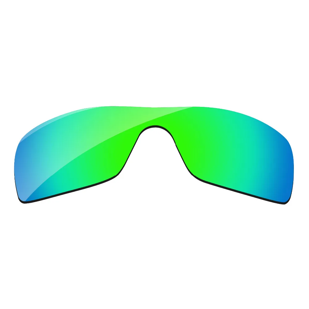 Поликарбонатно-изумрудно-зеленые зеркальные Сменные линзы для солнцезащитных очков Batwolf оправа UVA и UVB Защита