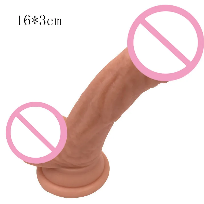 Top quality soft dildo realistic with strong suction cup dildo female Masturbation anal plug fake penis adult sex toys for women